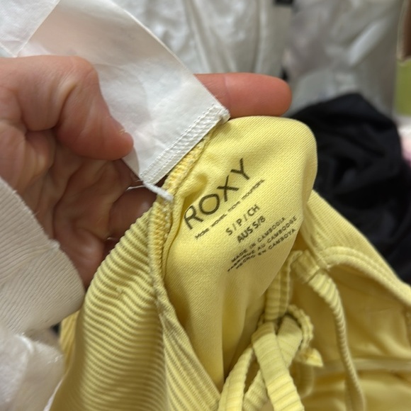 Roxy one piece swimsuit ribbed cup underwire textured crinkle butter love muse - Picture 12 of 12